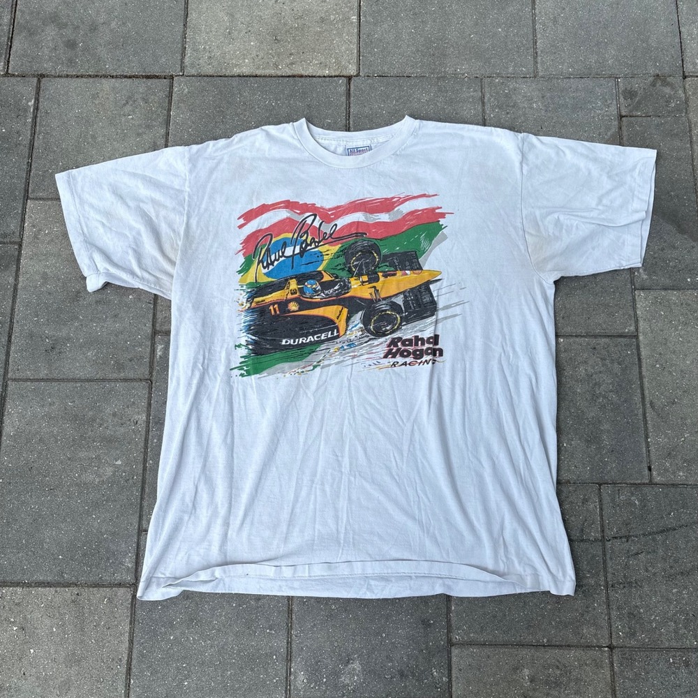Vintage 1995 Raul Boesel Rahal-Hogan Racing T-Shirt Mens XL